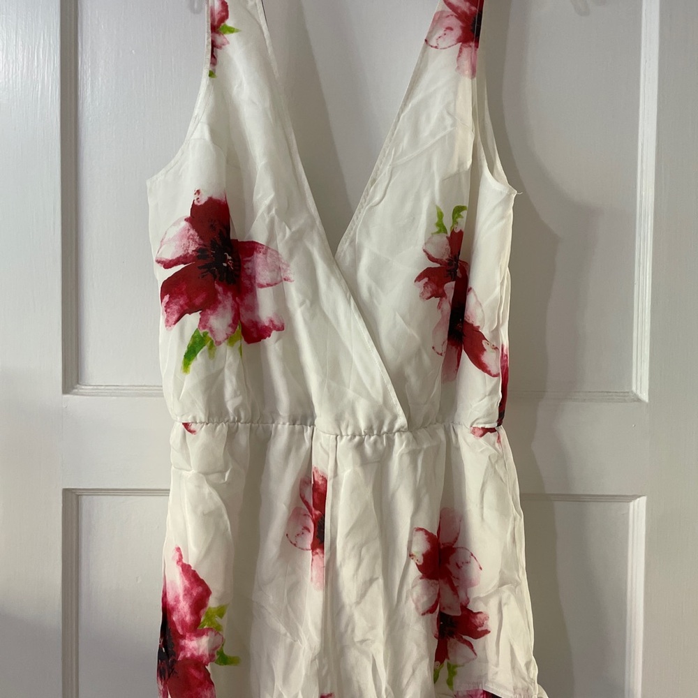 Winston White Floral Sleeveless Romper
